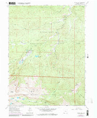 Pingree Park Colorado Historical topographic map, 1:24000 scale, 7.5 X 7.5 Minute, Year 1962