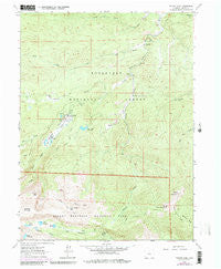 Pingree Park Colorado Historical topographic map, 1:24000 scale, 7.5 X 7.5 Minute, Year 1962