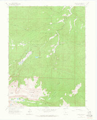 Pingree Park Colorado Historical topographic map, 1:24000 scale, 7.5 X 7.5 Minute, Year 1962