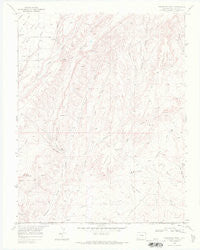 Pinkerton Mesa Colorado Historical topographic map, 1:24000 scale, 7.5 X 7.5 Minute, Year 1968
