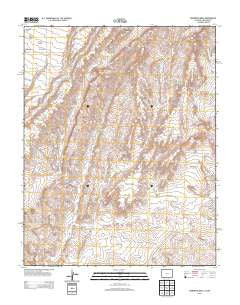 Pinkerton Mesa Colorado Historical topographic map, 1:24000 scale, 7.5 X 7.5 Minute, Year 2013