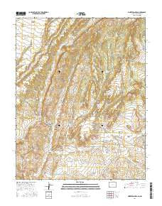 Pinkerton Mesa Colorado Current topographic map, 1:24000 scale, 7.5 X 7.5 Minute, Year 2016