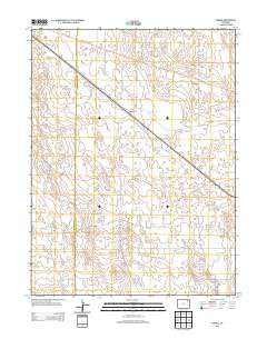 Pinneo Colorado Historical topographic map, 1:24000 scale, 7.5 X 7.5 Minute, Year 2013