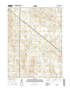 Pinneo Colorado Current topographic map, 1:24000 scale, 7.5 X 7.5 Minute, Year 2016