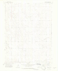 Pinneo SE Colorado Historical topographic map, 1:24000 scale, 7.5 X 7.5 Minute, Year 1973