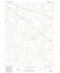 Pinneo Colorado Historical topographic map, 1:24000 scale, 7.5 X 7.5 Minute, Year 1973