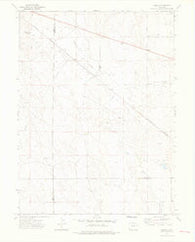 Pinneo Colorado Historical topographic map, 1:24000 scale, 7.5 X 7.5 Minute, Year 1973