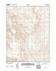 Pinneo SE Colorado Historical topographic map, 1:24000 scale, 7.5 X 7.5 Minute, Year 2013