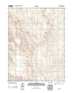 Pinneo SE Colorado Historical topographic map, 1:24000 scale, 7.5 X 7.5 Minute, Year 2013