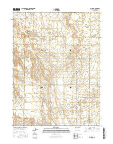 Pinneo SE Colorado Current topographic map, 1:24000 scale, 7.5 X 7.5 Minute, Year 2016
