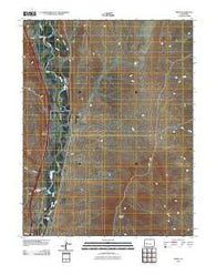 Pinon Colorado Historical topographic map, 1:24000 scale, 7.5 X 7.5 Minute, Year 2010