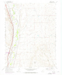 Pinon Colorado Historical topographic map, 1:24000 scale, 7.5 X 7.5 Minute, Year 1960