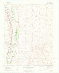 Pinon Colorado Historical topographic map, 1:24000 scale, 7.5 X 7.5 Minute, Year 1960