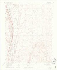 Pinon Colorado Historical topographic map, 1:24000 scale, 7.5 X 7.5 Minute, Year 1960