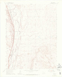 Pinon Colorado Historical topographic map, 1:24000 scale, 7.5 X 7.5 Minute, Year 1960