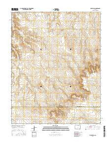 Pipe Spring Colorado Current topographic map, 1:24000 scale, 7.5 X 7.5 Minute, Year 2016