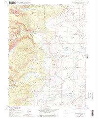 Pitchpine Mountain Colorado Historical topographic map, 1:24000 scale, 7.5 X 7.5 Minute, Year 1955