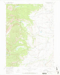 Pitchpine Mountain Colorado Historical topographic map, 1:24000 scale, 7.5 X 7.5 Minute, Year 1955