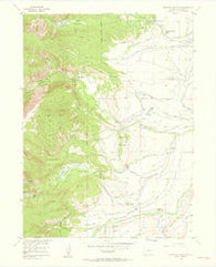 Pitchpine Mountain Colorado Historical topographic map, 1:24000 scale, 7.5 X 7.5 Minute, Year 1955