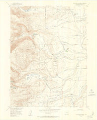 Pitchpine Mountain Colorado Historical topographic map, 1:24000 scale, 7.5 X 7.5 Minute, Year 1955