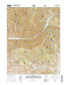 Pitkin Colorado Current topographic map, 1:24000 scale, 7.5 X 7.5 Minute, Year 2016