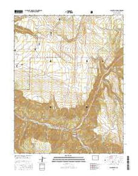 Placerville Colorado Current topographic map, 1:24000 scale, 7.5 X 7.5 Minute, Year 2016
