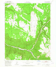 Placerville Colorado Historical topographic map, 1:24000 scale, 7.5 X 7.5 Minute, Year 1953
