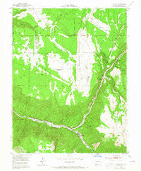 Placerville Colorado Historical topographic map, 1:24000 scale, 7.5 X 7.5 Minute, Year 1953