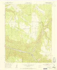 Placerville Colorado Historical topographic map, 1:24000 scale, 7.5 X 7.5 Minute, Year 1953
