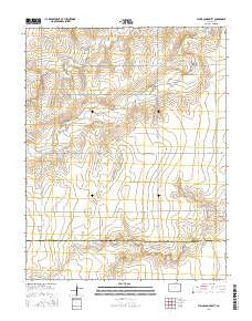 Plains Community Colorado Current topographic map, 1:24000 scale, 7.5 X 7.5 Minute, Year 2016
