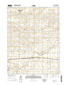 Platner Colorado Current topographic map, 1:24000 scale, 7.5 X 7.5 Minute, Year 2016