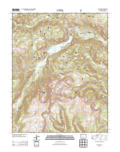 Platoro Colorado Historical topographic map, 1:24000 scale, 7.5 X 7.5 Minute, Year 2013