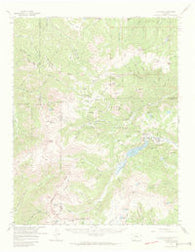 Platoro Colorado Historical topographic map, 1:62500 scale, 15 X 15 Minute, Year 1967