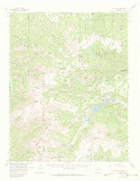 Platoro Colorado Historical topographic map, 1:62500 scale, 15 X 15 Minute, Year 1967