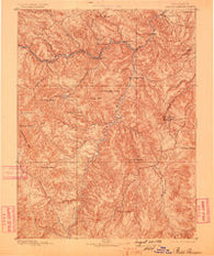 Platte Canyon Colorado Historical topographic map, 1:125000 scale, 30 X 30 Minute, Year 1893