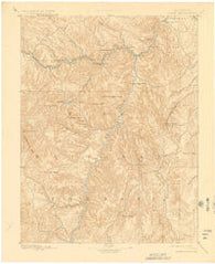 Platte Canyon Colorado Historical topographic map, 1:125000 scale, 30 X 30 Minute, Year 1893