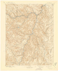 Platte Canyon Colorado Historical topographic map, 1:125000 scale, 30 X 30 Minute, Year 1893