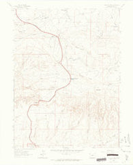 Plug Hat Rock Colorado Historical topographic map, 1:24000 scale, 7.5 X 7.5 Minute, Year 1962