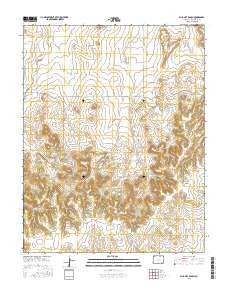 Plug Hat Ranch Colorado Current topographic map, 1:24000 scale, 7.5 X 7.5 Minute, Year 2016