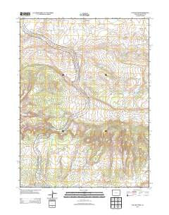 Plug Hat Rock Colorado Historical topographic map, 1:24000 scale, 7.5 X 7.5 Minute, Year 2013