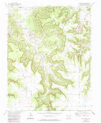 Plum Canyon Colorado Historical topographic map, 1:24000 scale, 7.5 X 7.5 Minute, Year 1972