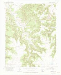 Plum Canyon Colorado Historical topographic map, 1:24000 scale, 7.5 X 7.5 Minute, Year 1972