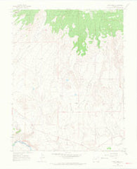 Point Creek Colorado Historical topographic map, 1:24000 scale, 7.5 X 7.5 Minute, Year 1965