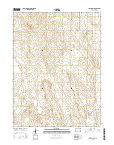 Point of Rocks Colorado Current topographic map, 1:24000 scale, 7.5 X 7.5 Minute, Year 2016