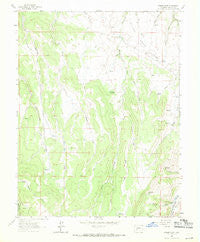Poison Draw Colorado Historical topographic map, 1:24000 scale, 7.5 X 7.5 Minute, Year 1963
