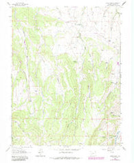 Poison Draw Colorado Historical topographic map, 1:24000 scale, 7.5 X 7.5 Minute, Year 1963