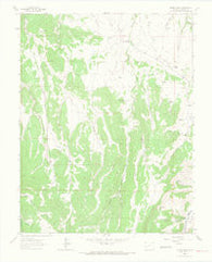 Poison Draw Colorado Historical topographic map, 1:24000 scale, 7.5 X 7.5 Minute, Year 1963