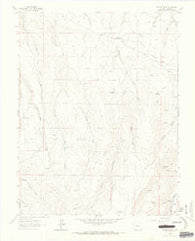 Poison Draw Colorado Historical topographic map, 1:24000 scale, 7.5 X 7.5 Minute, Year 1963