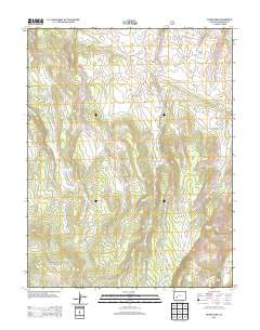 Poison Draw Colorado Historical topographic map, 1:24000 scale, 7.5 X 7.5 Minute, Year 2013