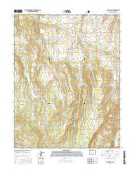 Poison Draw Colorado Current topographic map, 1:24000 scale, 7.5 X 7.5 Minute, Year 2016